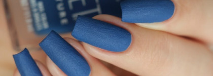 Sally Hansen  Velvet Texture Nail Color 650 Regal + стемпинг Konad