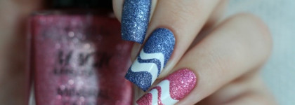 Avon Magic Effects Mineral Crush Nail Enamel - Rose Quartz и Agate