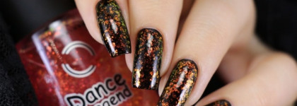 Dance Legend Lumos 1021 Alohomora + дизайн с трафаретами Whats Up Nails Snake Tape