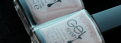 Avon Gel Finish Sheer Shimmer и водный маникюр с лаками Avon