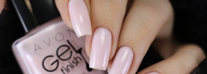 Avon Gel Finish Sheer Shimmer и водный маникюр с лаками Avon