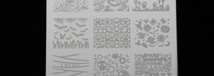 Дизайн ногтей к Хэллоуину с пластиной Konad Square Image Plate 17