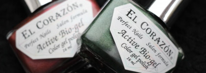 Голографикии El Corazon Active Bio-Gel Prisma 423/25 и 423/29 + дизайн в технике WaterMarble