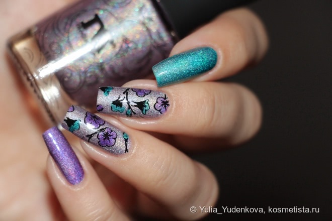 Варианты дизайна ногтей с пластиной для стемпинга Born Pretty Bpl-029