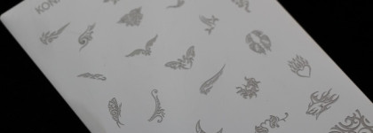 Семь вариантов маникюра с пластиной для стемпинга Konad Square Image Plate 07