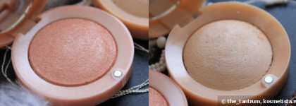 Такие разные тени Bourjois Intense #03 и Ombre a Paupieris #08