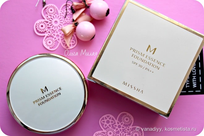Крем-пудра Missha M Prism Essence Foundation Spf30/pa++ это отличная тональная основа на лето