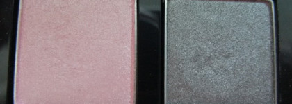 Холодное мерцающее серебро - Avon true colour eyeshadows duo Grey matters