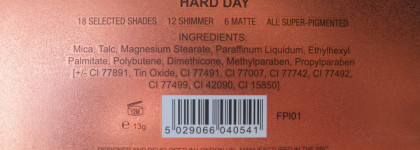 Makeup Revolution Eyeshadow Palette Salvation Palette - Hard Day