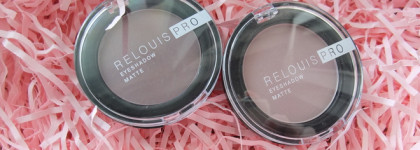 Два оттенка нежности Relouis Pro Eyeshadow matte тон 14 Mauve и тон 15 Taupe
