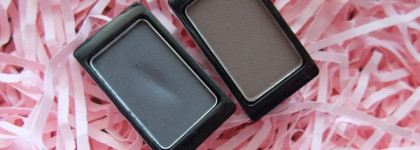 Тени для бровей Artdeco Eye Brow Powder 5 medium их сравнение с оттенком 2 dark