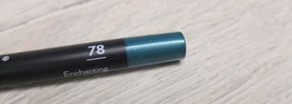 Тест стойкости карандаша на слизистой Provoc semi-permanent gel eye liner waterproof оттенок 78 Enchanting