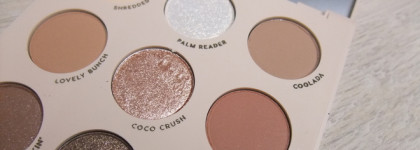 ColourPop Going Coconuts pressed powder palette и сравнение с более холодной That's Taupe