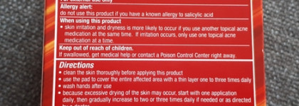 Знаменитые салициловые диски против акне Stridex Single-Step Acne Control Maximum