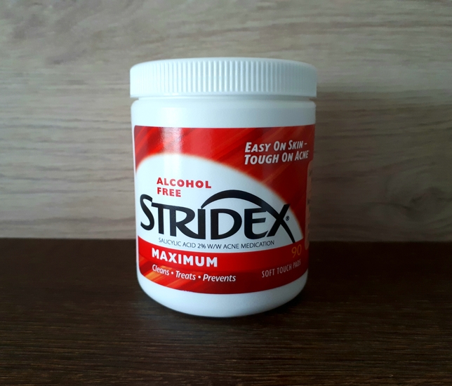 Знаменитые салициловые диски против акне Stridex Single-Step Acne Control Maximum