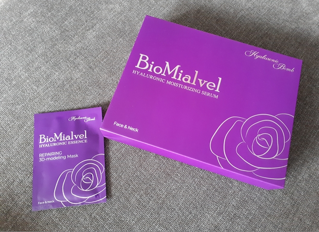BioMialvel увлажняющая сыворотка и тканевая маска для лица и шеи 3D ...