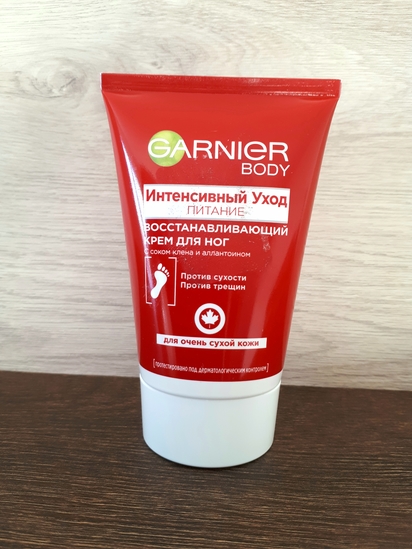Garnier Восстанавливающий крем для ног | Отзывы покупателей | Косметиста