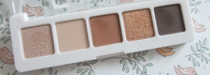 Палетка теней Catrice 5 in a box mini в оттенке 010 Golden Nude Look