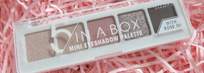 Палетка теней Catrice 5 in a box mini в оттенке 020 soft rose look