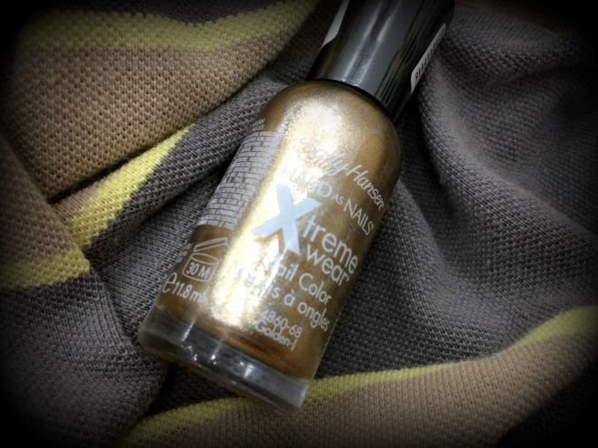 Классическое золото Xtreme wear Nail color 485 Golden-I Sally Hansen