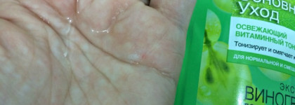 Виноградное лето или Основной уход от Garnier для нормальной и смешанной кожи