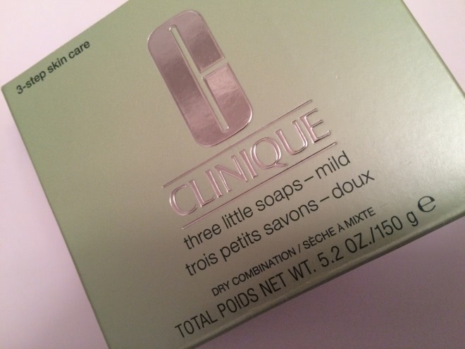 Проверено годами Clinique three little soaps Mild dry combination