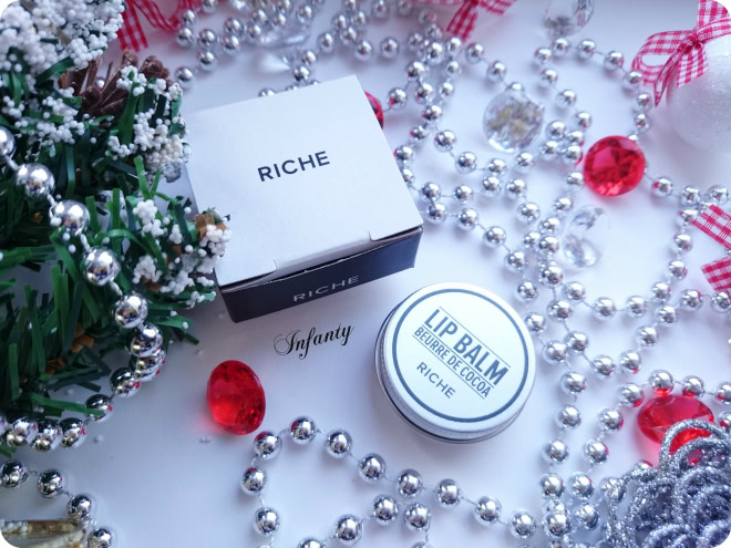 Большой пост о косметике Riche: Beurre De Cocoa Lip Balm, Body Oil Pomegranate, Face Mask Blue Clay シ