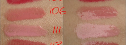 Желейно-фруктовые блески Limoni Rich Color Gloss с шикарным глянцем (оттенки 103, 106, 111, 113)