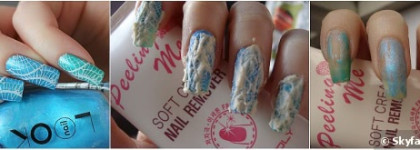 Корейское чудо для для снятия лака - крем Tony Moly Peeling Me Soft Cream Nail Remover