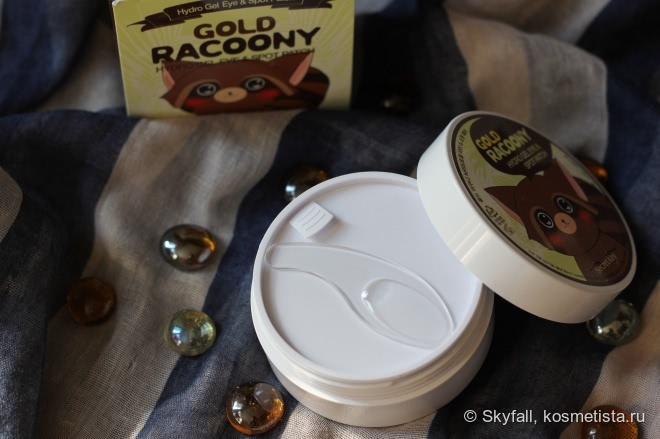 Корейские патчи под глаза Secret Key Gold Racoony Hydro Gel Eye & Spot Patch