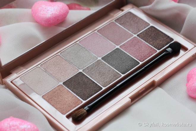 Палетка теней Maybelline New York The blushed Nudes