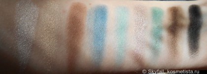 Красавица палетка Pupa Pupart Eyeshadow palette тон 04 изумрудный + бежевый