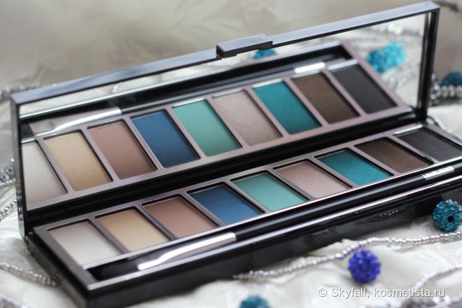 Красавица палетка Pupa Pupart Eyeshadow palette тон 04 изумрудный + бежевый