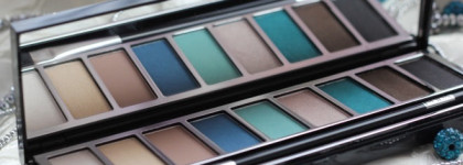 Красавица палетка Pupa Pupart Eyeshadow palette тон 04 изумрудный + бежевый