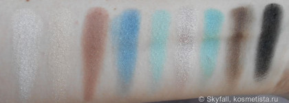 Красавица палетка Pupa Pupart Eyeshadow palette тон 04 изумрудный + бежевый