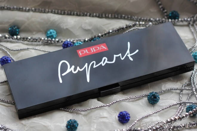 Красавица палетка Pupa Pupart Eyeshadow palette тон 04 изумрудный + бежевый