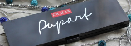 Красавица палетка Pupa Pupart Eyeshadow palette тон 04 изумрудный + бежевый