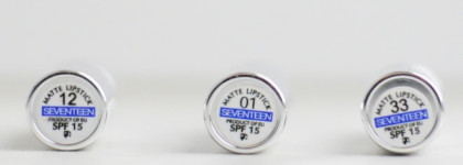Seventeen matte lasting lipstick SPF 15