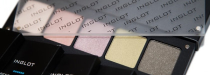 Тени Inglot Freedom System в оттенках 355, 397, 160, 412 и 471