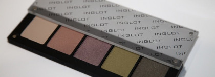 Тени Inglot Freedom System в оттенках 355, 397, 160, 412 и 471