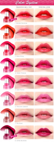 Etude House Rosy Tint Lips (#4 Sweet Poison) - и еще чуть-чуть про корейские тинты