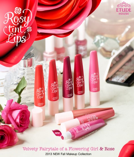 Etude House Rosy Tint Lips (#4 Sweet Poison) - и еще чуть-чуть про корейские тинты