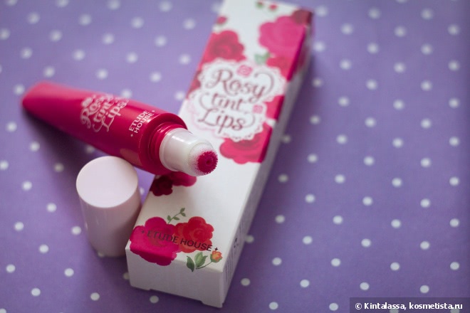 Etude House Rosy Tint Lips (#4 Sweet Poison) - и еще чуть-чуть про корейские тинты