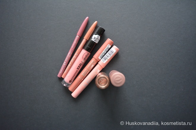 Весь мой арсенал нюдовых помад от Essence