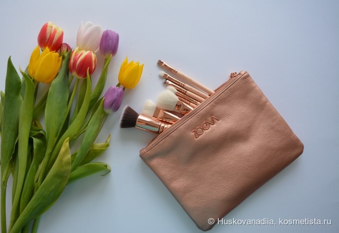 Мои кисти - Zoeva Rose Golden Luxury Set vol.2