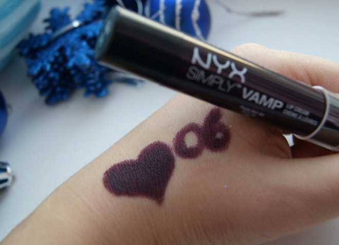 NYX Simply Vamp lip cream SV02 Temptress и SV06 SHE Devil