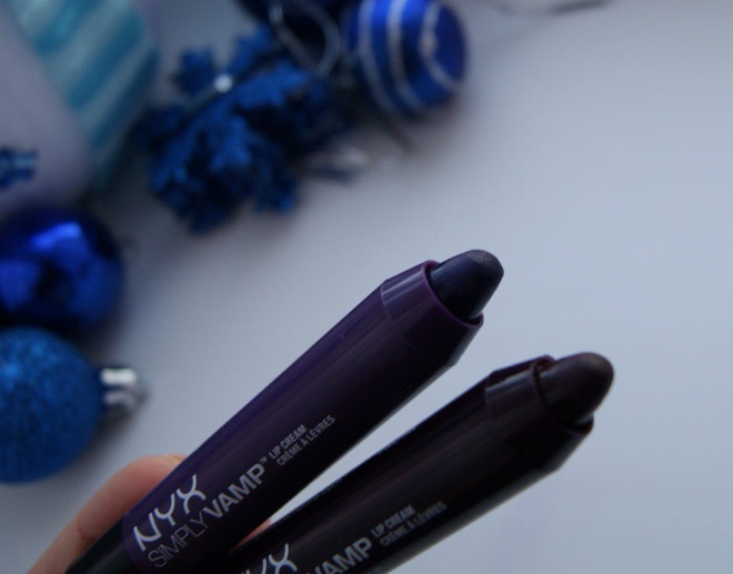NYX Simply Vamp lip cream SV02 Temptress и SV06 SHE Devil
