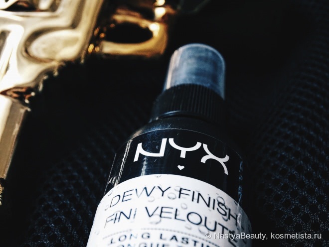 NYX Сияющий спрей-фиксатор для макияжа Dewy Finish Setting Spray + 100% передача оттенков теней