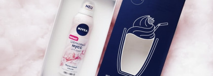 Nivea Шелковый мусс для душа Малиновый смузи