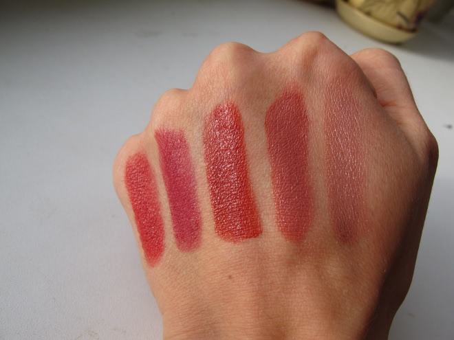 Мои помады Bourjois rouge edition Lipstick 02,04,05 и rouge edition 12 hours 30,33